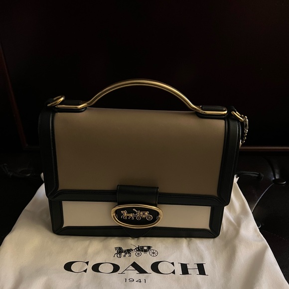 Coach Riley 22 Colorblock Top Handle - Picture 2 of 14